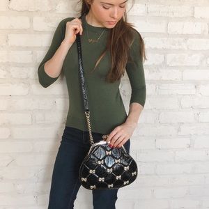 Bet set Johnson Bow Purse 👛🖤🎀